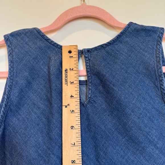 GAP 1969 Denim A-Line - shift dress with pockets - Size Large - EUC - Picture 8 of 10